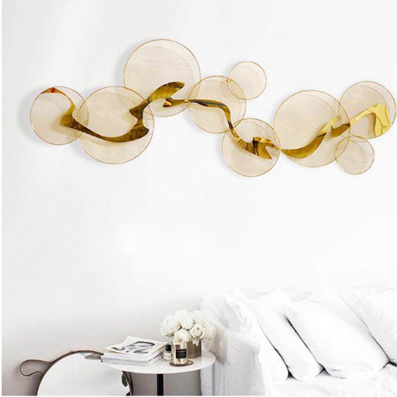 客厅墙面装饰挂件卧室立体墙饰金属壁饰铁艺壁挂酒店软装挂饰