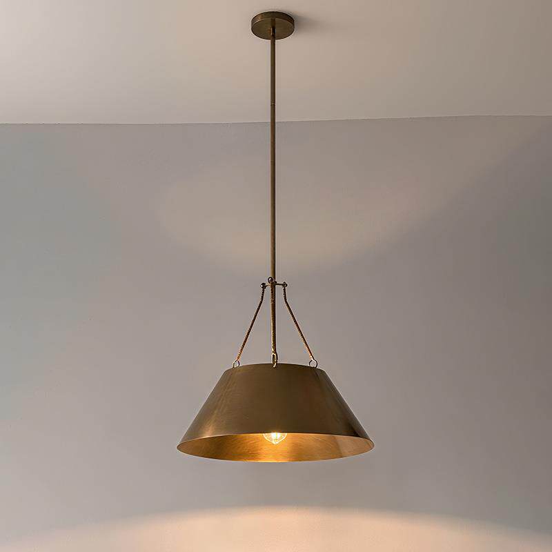 北欧餐厅吊灯单罩现代简约卧室床头吧台灯服装店单头吊灯复古茶室