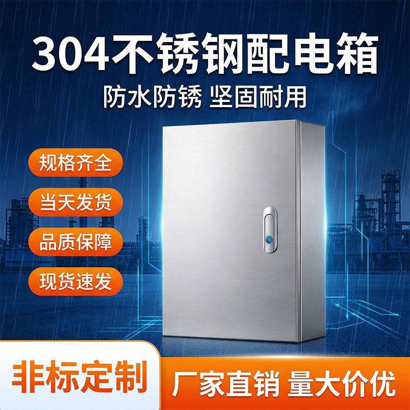 304不锈钢配电箱空箱明暗装室内强电箱基业箱定做控制箱柜布线箱