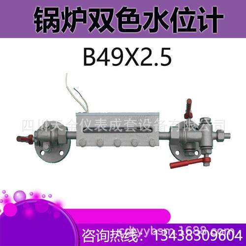锅炉专用双色水位计 B49X2.5 透反射式双色水位计 锅炉双色液位计