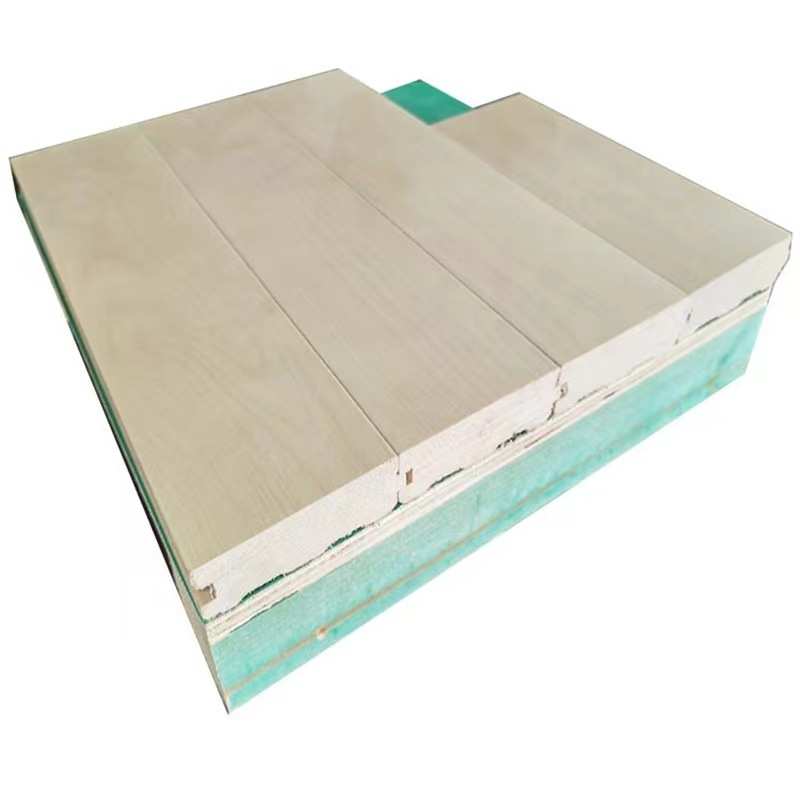 厂家篮球馆用运动木地板单龙骨枫桦木A级运动木地板实木运动地板