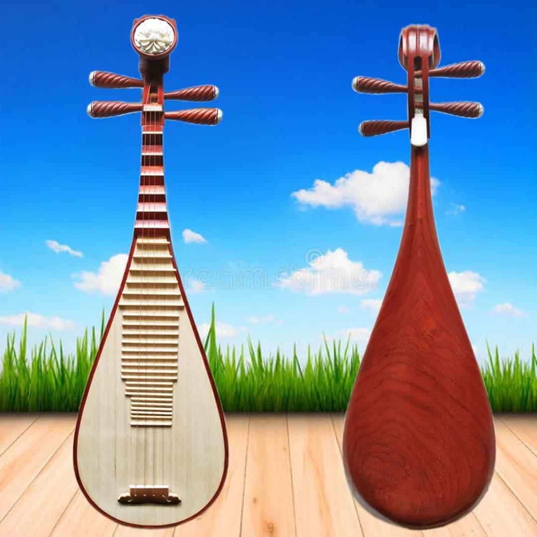 正品红出木琵琶直乐器抛光钢琴成人级考试教演手工厂家学销正品