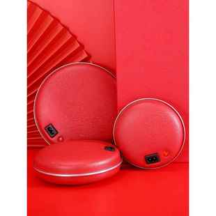 天磁热宝电热饼储热暖宝暖手饼冲电安全速热防爆大中号