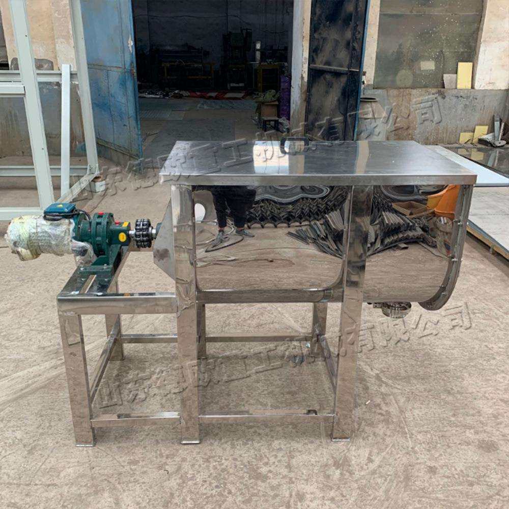 不锈钢圆槽搅拌设备 U型螺旋搅拌机 建筑工程腻子膏搅拌成型设备