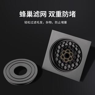 全铜地漏潜水浴FD-3959厨房隐形防臭地漏防艇下管大排室量洗衣机