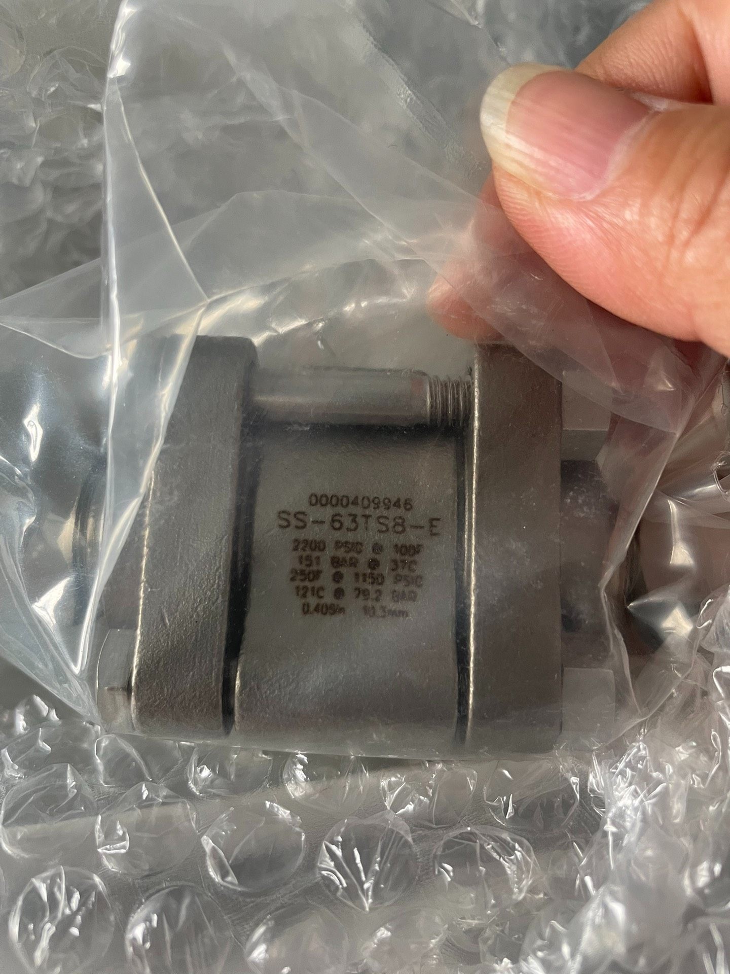 世伟洛克Swagelok球阀SS-63TS8-E，全新原装正