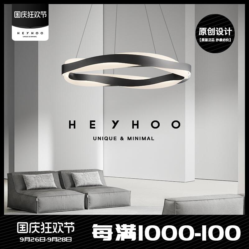 意式极简客厅吊灯现代简约创意艺术北欧设计师酒店大厅主灯