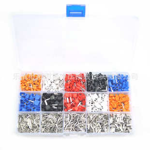 端子绝缘2340pcs端子组合管型冷压端子盒装 批发预厂家接线