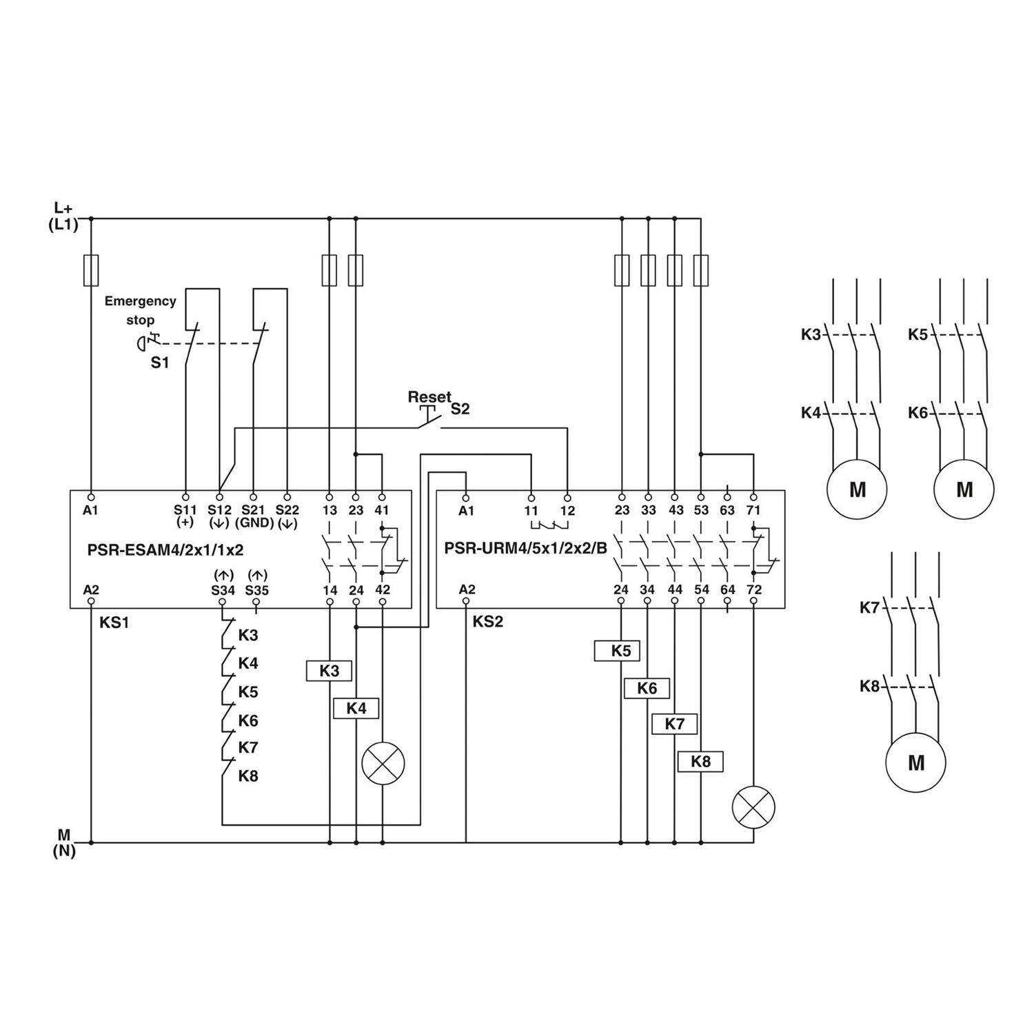 菲尼克斯可组态安全继电器PSR-SPP-24UC/URM4/5X1/2X2/B-2981046