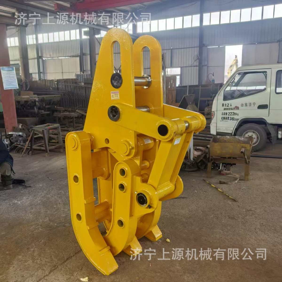 挖掘机改装配件液压抓木机厂区码头工地抓废铁大型小型挖机抓钢机