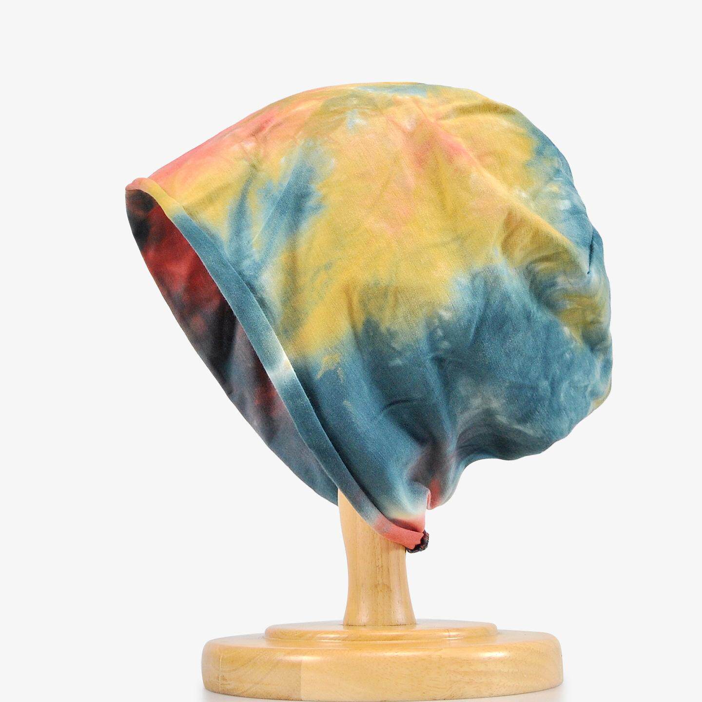 无压感棉套头睡帽包头帽子男女士秋冬薄款头巾月子帽产後化疗後