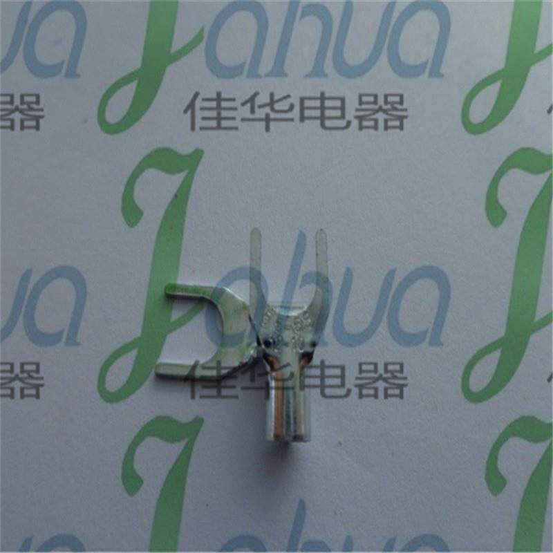 SNB5.5-6叉形裸端头冷压接线端子铜鼻子紫铜