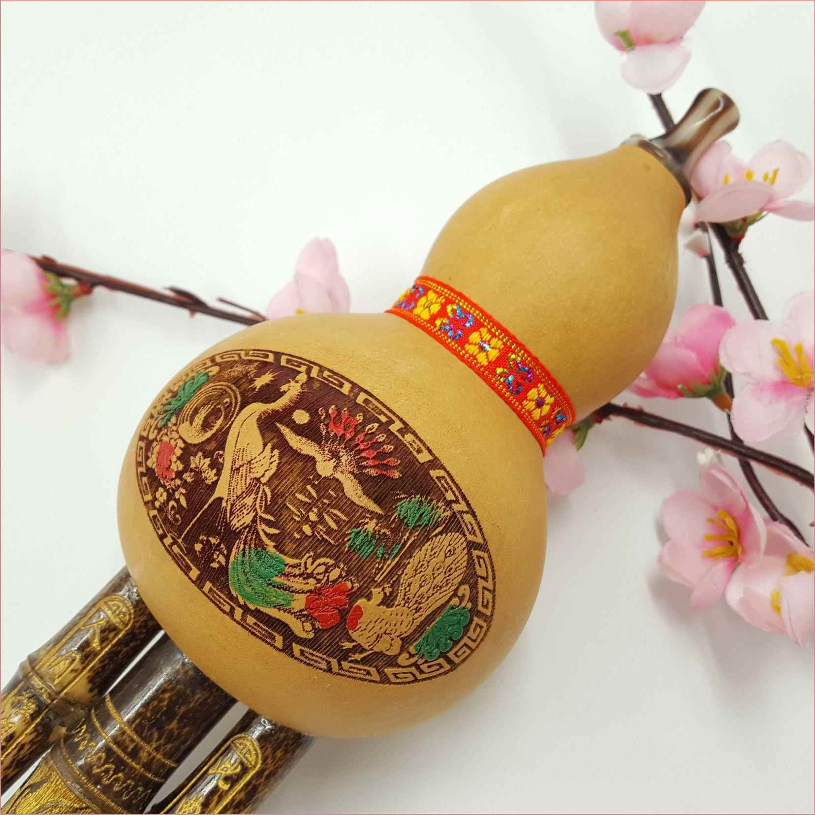 新款直销紫竹双音葫芦丝 民族乐器 C调降B调