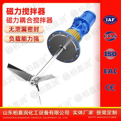 磁力搅拌器高压反应釜用磁力密封驱动搅拌机厂家磁力耦合搅拌器