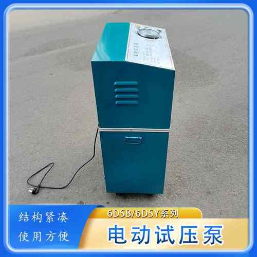 6DSB系列电动试压泵 打压泵管道检漏仪 地暖检漏测压泵 6DSB-2.5