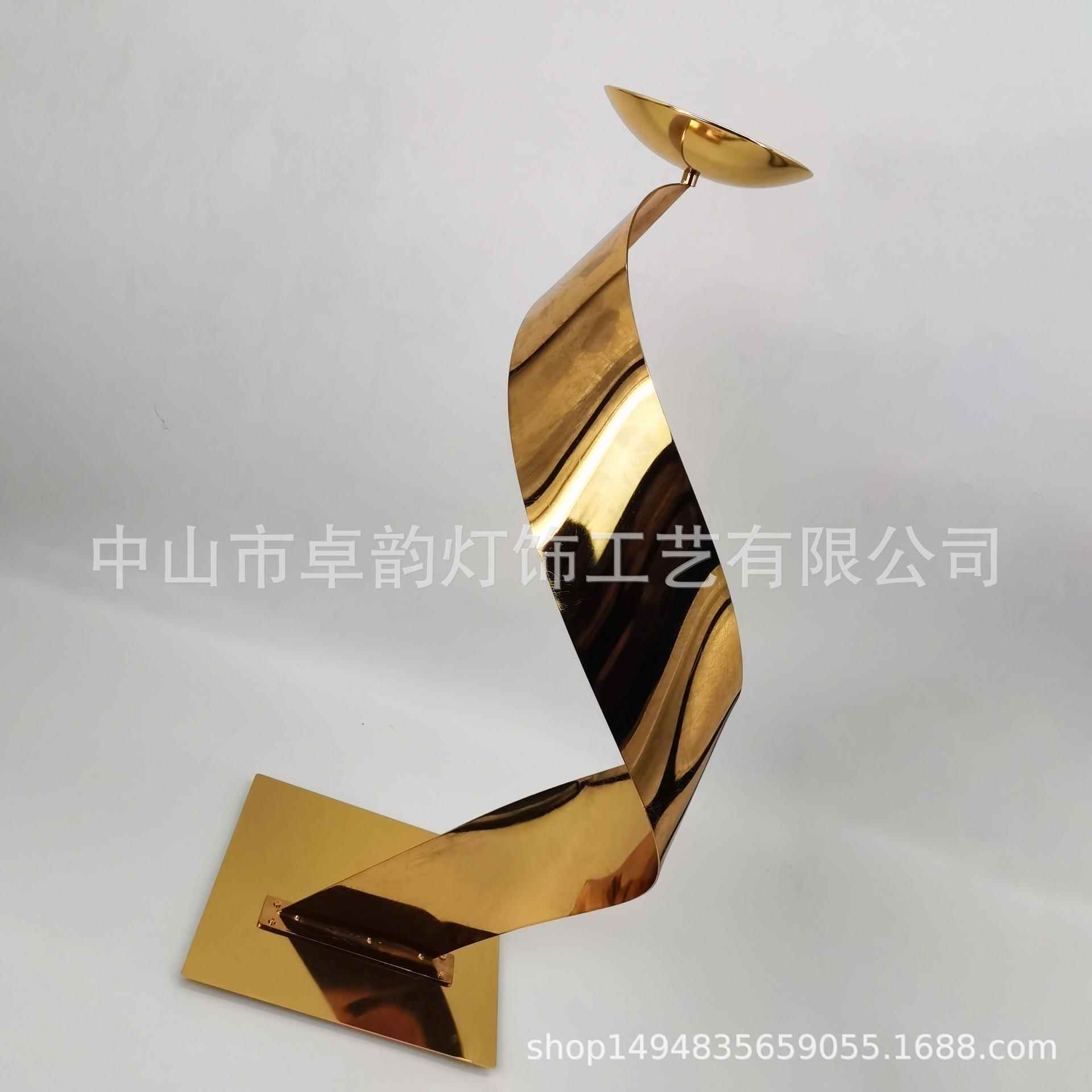 严选庆道具时SSO尚婚金色螺花架婚礼堂宴会旋厅引餐桌花路器家居