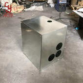 桥梁接线箱镀锌板防撞墙灯杆线路配电箱不锈钢电缆通讯预埋接线箱