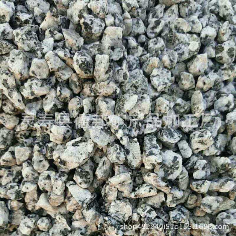 供应黑白花石子 水洗石 建筑碎石 磨圆灰鹅卵石 芝麻灰石子