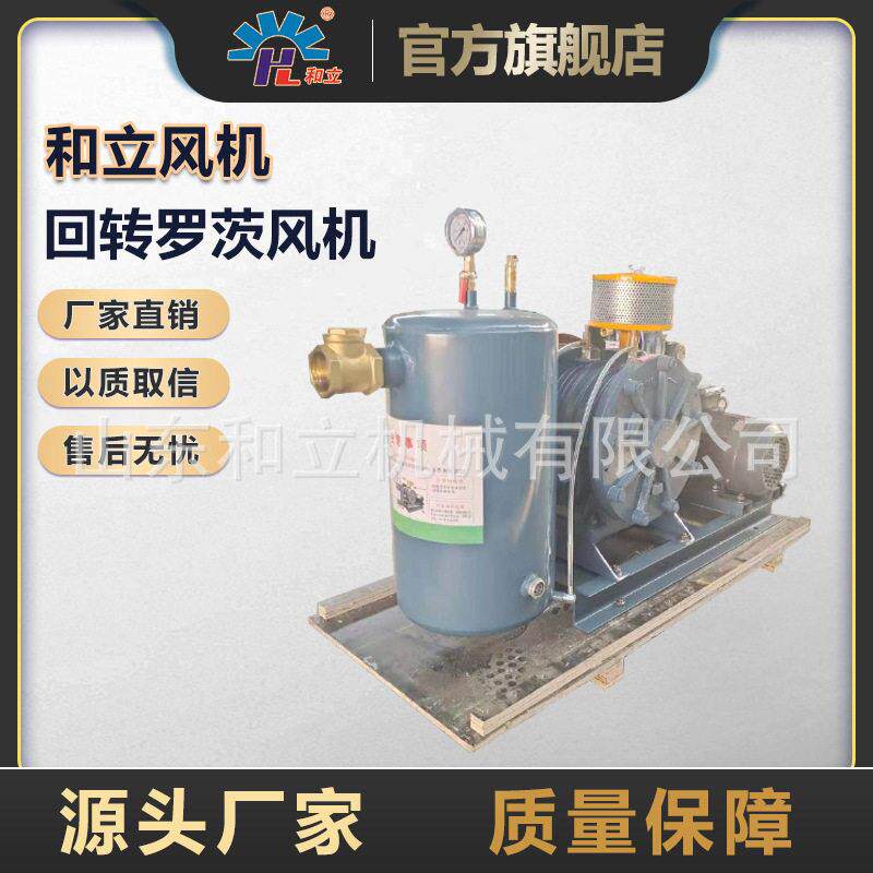 厂家供应污水处理回转式风机一体化设备回旋式滑片风机回转鼓风机