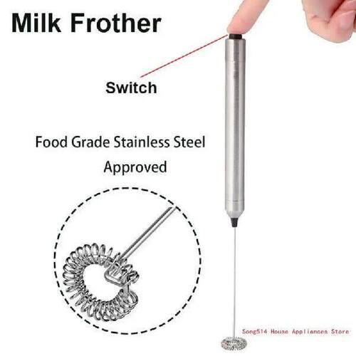 Handheld Milk Frother Electric Hand Foamer Blender Drink