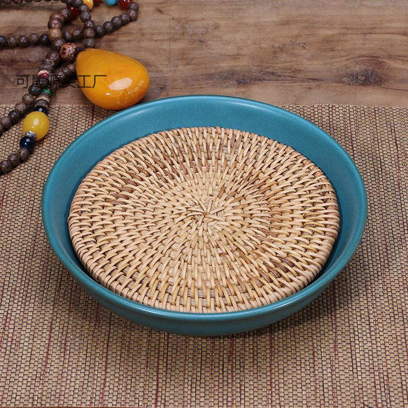 壶承干泡台紫砂养壶托复古储水日式粗陶汝窑壶垫底座茶具配件陶瓷