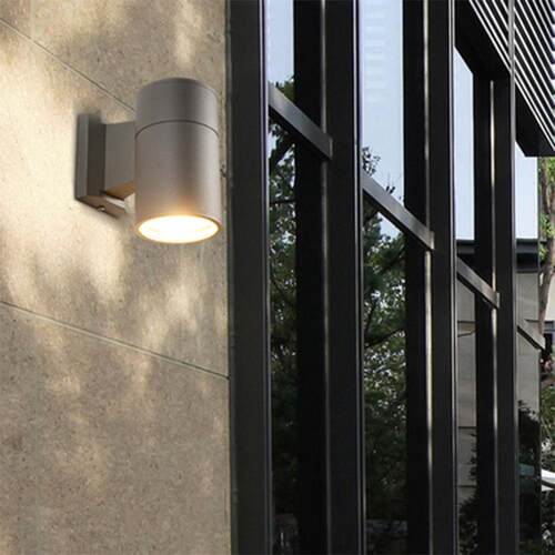 led壁灯现代简约创意户外室外方形上下发光墙壁灯过道