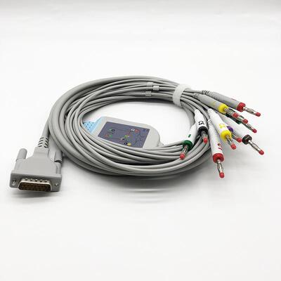 兼容席勒Schiller心电图机导联线10导4.0香蕉插EKG3.0直插扣子