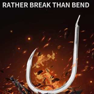 黑金刚8060CP海钓铁板钩2倍加强有倒刺轻型钓鱼钩批发高碳钢户外