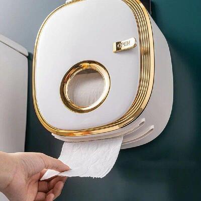 Non-Perforated Wall-Mounted Bathroom Storage Rack Toilet