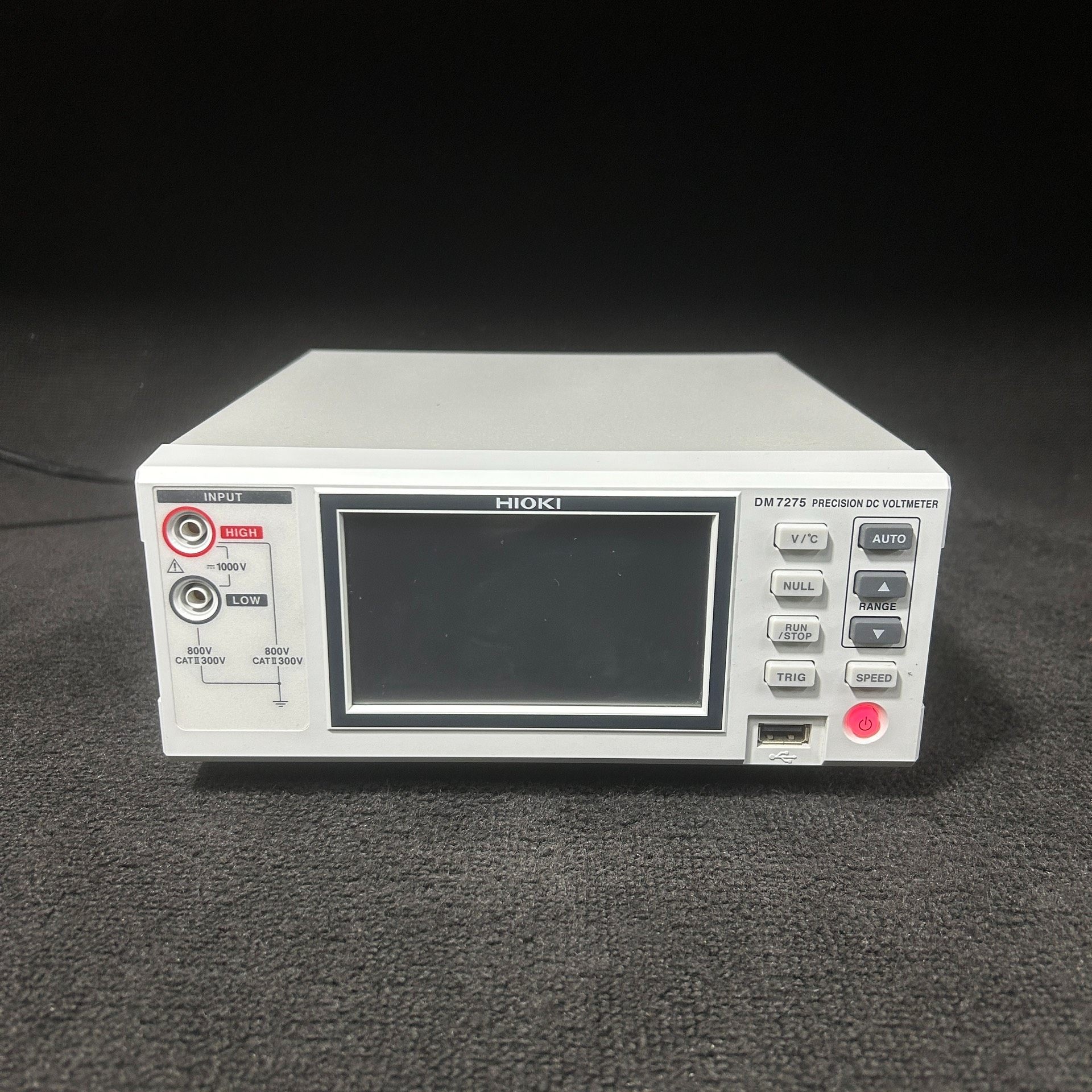 日置DM7275数字直流电压计，分辨率7位半，功能正常，无拆