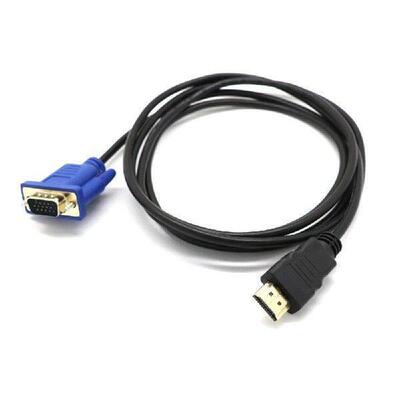 Top Quality HDMI-compatible To VGA Cable Male to Male 1.8M