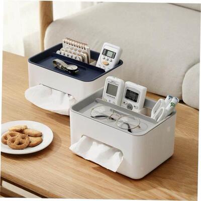 Tissue Storage Box Napkin Holder Living Room Organizer Box