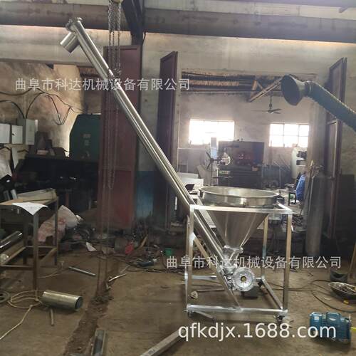 双出料口出料活性炭螺旋提升机XWZF垂直5米磷矿粉送料机