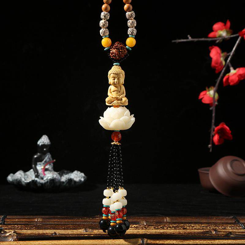 普陀ptscg88山汽高平车挂装饰品车内吊饰小佛档后视镜男女安车件