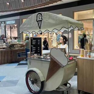 网红商用移动可售货花车商场门店引流装 展直销 饰车摊位架超市促销
