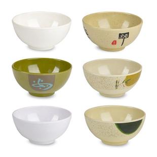 密胺汤碗仿瓷小食碗堂快餐铺粥碗米饭碗饭早餐商H1582用工厂粥饭