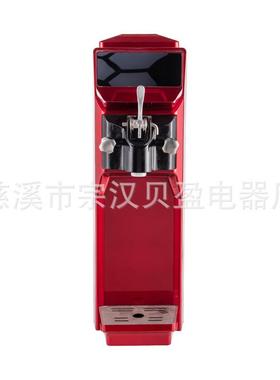 触摸式台式软饮料便携式红色冰淇淋制作机220伏冰淇淋机