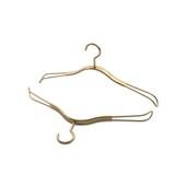 批发衣架太空铝合金加粗衣架子加大晾衣架加宽衣撑不锈钢无痕衣挂