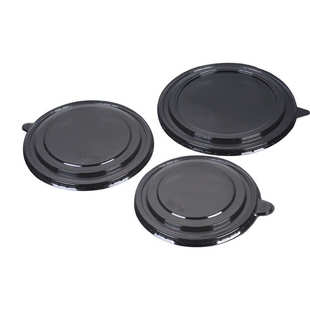 一次性牛皮纸碗盖 打包盒盖圆形沙拉碗外卖餐盒卤肉饭盒盖纸盒盖