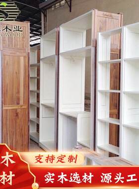 厂家加工缅甸柚木柜子实木衣柜中式衣柜家具按需制作