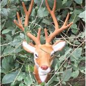 仿真鹿头仿真动物 动物头挂件 手工小鹿头 手工艺品