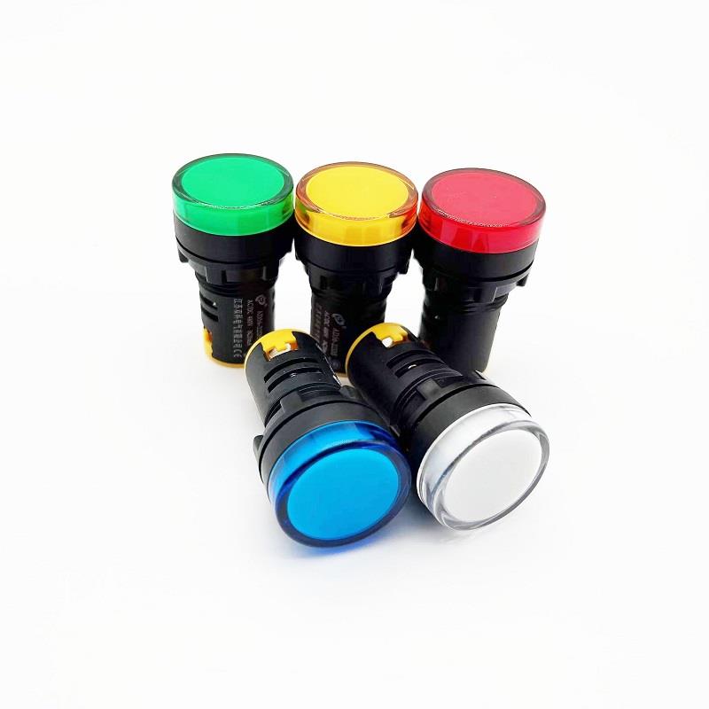 双科 开孔直径22mm LED信号灯ACDC400V AC415V AC440V电源指示灯