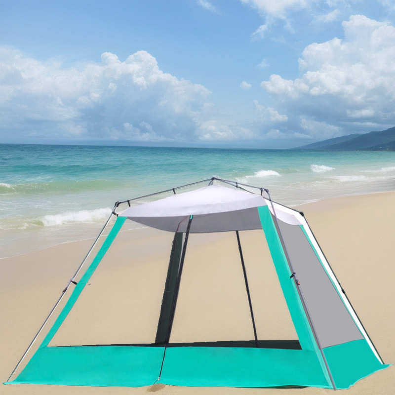 户外天幕帐蓬全自动搭建露营防雨银胶防晒防蚊虫加大凉棚遮阳棚,户外/登山/野营/旅行用品,露营/旅游/登山帐篷,淘宝优惠券,粉丝福利购,淘宝优惠卷