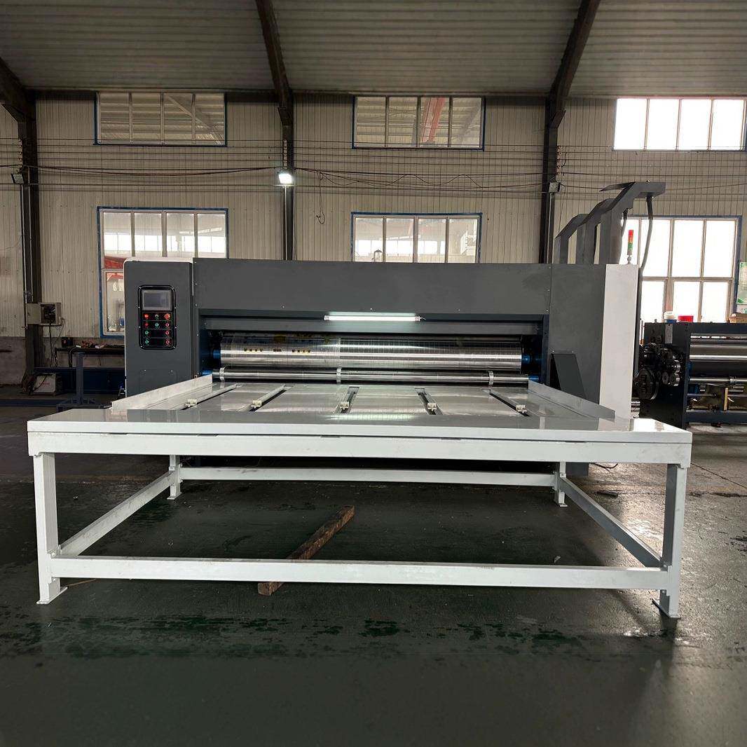 单色开槽机纸箱加工机械链条式瓦楞纸板印刷设备双色圆压圆模切