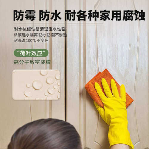 双组份木器漆肤感手感仿烤漆质感水性pu双组份聚氨酯家具木门油漆