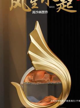 酒柜装饰F9768J9T摆件轻奢厅电视上柜客办公室大品气档次桌感