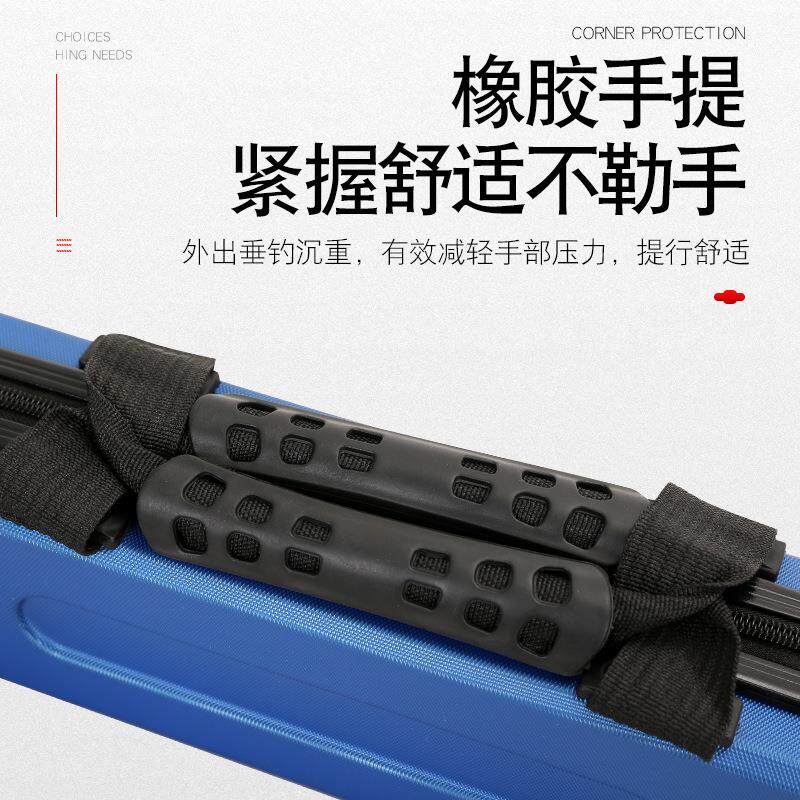 新款直销鱼竿包户外垂钓防水1.25米渔具包S/PC材质多功能硬壳钓鱼