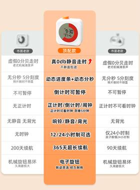 可视儿童时器间管化时理小学生自律静F97H7TS9音闹钟定作业