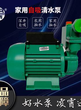 原厂凌霄牌ZDB-B经济型自吸式清水泵 凌霄家用220V增压抽水泵