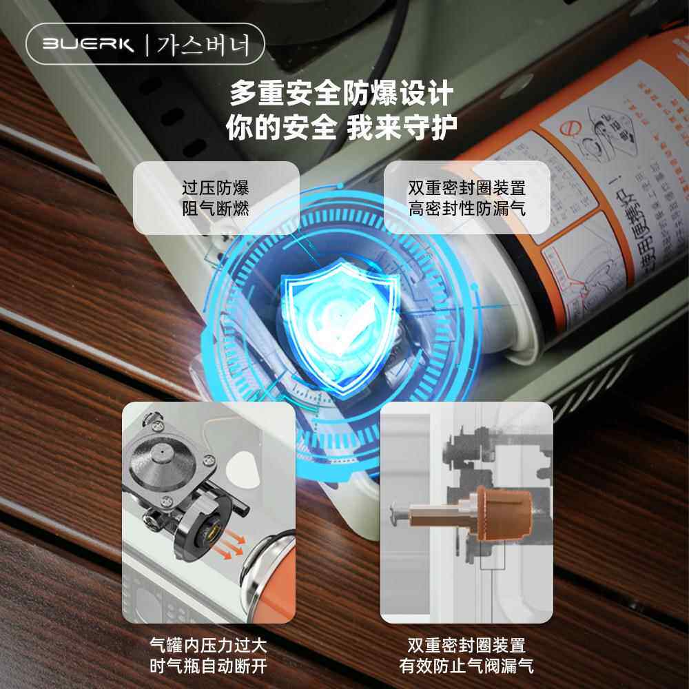 一体式户外便携式迷你AEM-003红外线爱你卡炉瓦露营斯家用火炉锅
